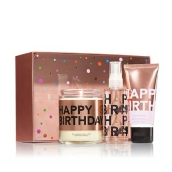 Bath & Body Works | Other | Bath And Body Works Happy Birthday Gift Set ...